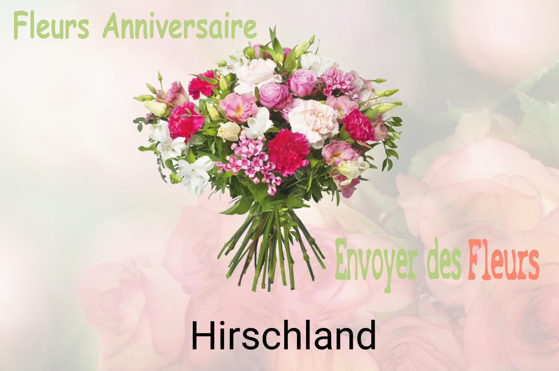 Bouquet de fleurs d’anniversaire livré à Hirschland